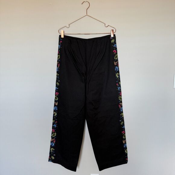 Kate Hill Womens Pants Size 14W Cottage Spring Feminine Teacher Modest Floral - Picture 7 of 7